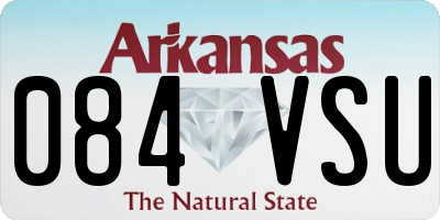 AR license plate 084VSU