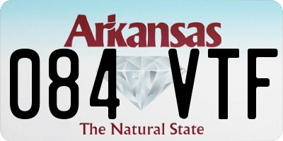 AR license plate 084VTF