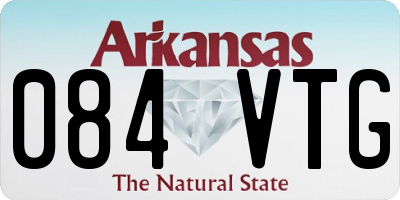 AR license plate 084VTG