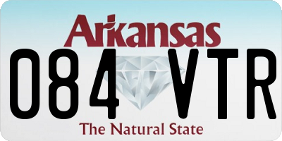 AR license plate 084VTR