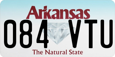 AR license plate 084VTU