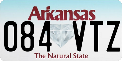 AR license plate 084VTZ