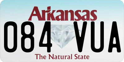 AR license plate 084VUA