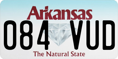 AR license plate 084VUD