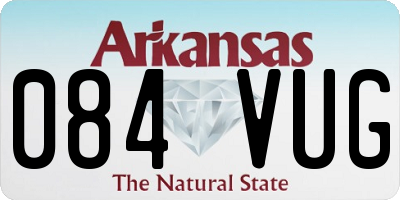 AR license plate 084VUG