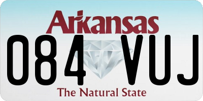 AR license plate 084VUJ