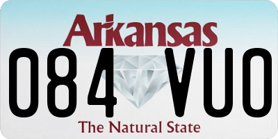 AR license plate 084VUO