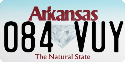 AR license plate 084VUY