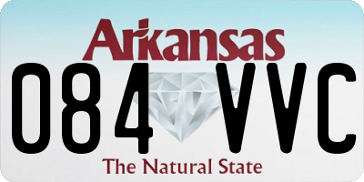 AR license plate 084VVC