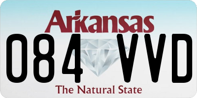 AR license plate 084VVD
