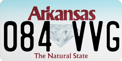 AR license plate 084VVG
