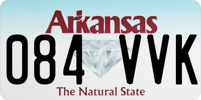 AR license plate 084VVK
