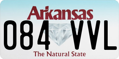 AR license plate 084VVL
