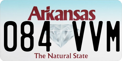 AR license plate 084VVM