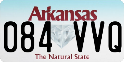 AR license plate 084VVQ