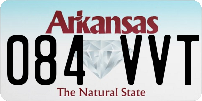 AR license plate 084VVT