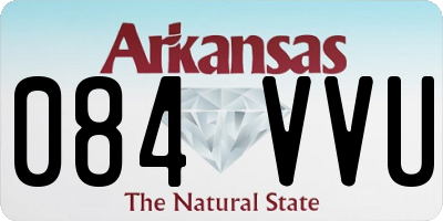 AR license plate 084VVU