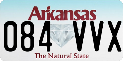AR license plate 084VVX