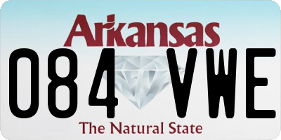 AR license plate 084VWE