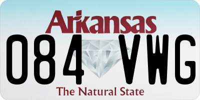 AR license plate 084VWG