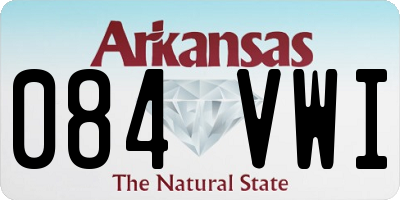 AR license plate 084VWI