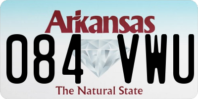 AR license plate 084VWU