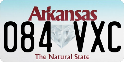 AR license plate 084VXC