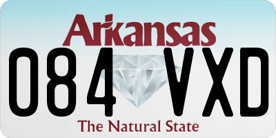 AR license plate 084VXD