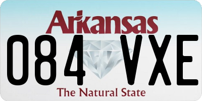 AR license plate 084VXE