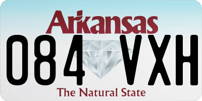 AR license plate 084VXH