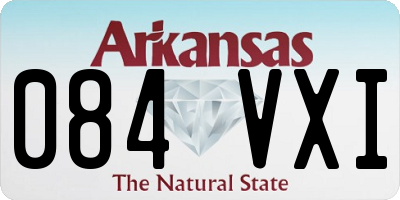 AR license plate 084VXI