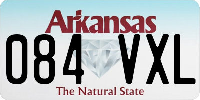 AR license plate 084VXL