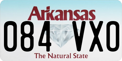 AR license plate 084VXO