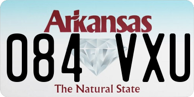 AR license plate 084VXU