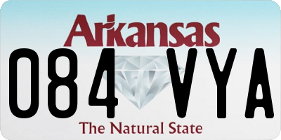 AR license plate 084VYA