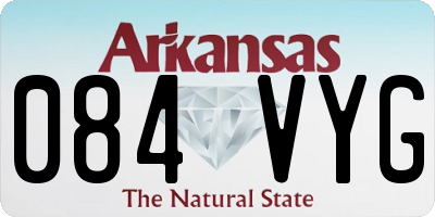 AR license plate 084VYG