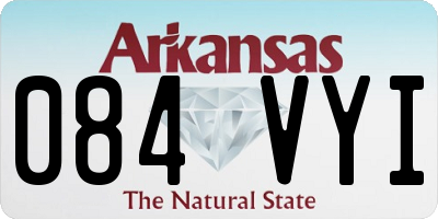 AR license plate 084VYI