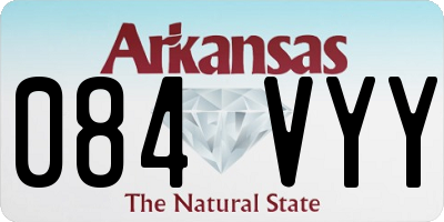 AR license plate 084VYY