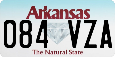 AR license plate 084VZA