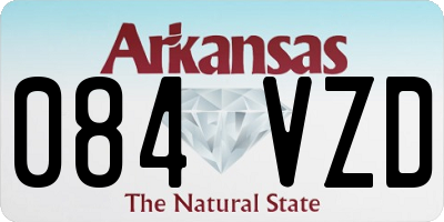 AR license plate 084VZD
