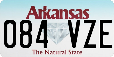 AR license plate 084VZE