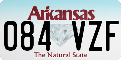 AR license plate 084VZF