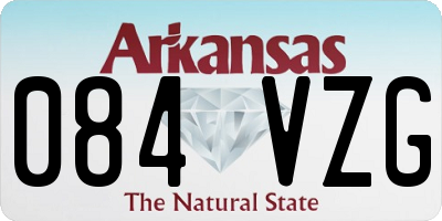 AR license plate 084VZG