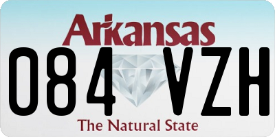 AR license plate 084VZH