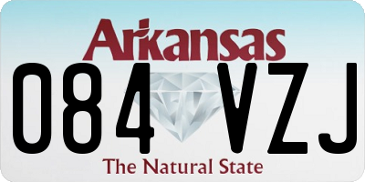 AR license plate 084VZJ