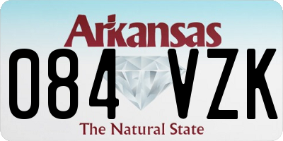 AR license plate 084VZK