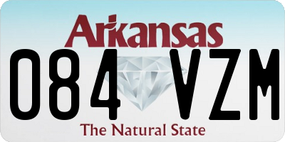 AR license plate 084VZM