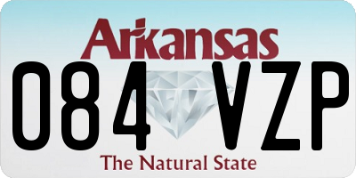 AR license plate 084VZP