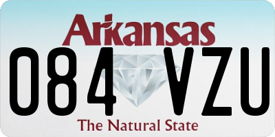 AR license plate 084VZU