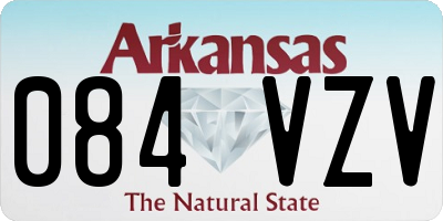AR license plate 084VZV